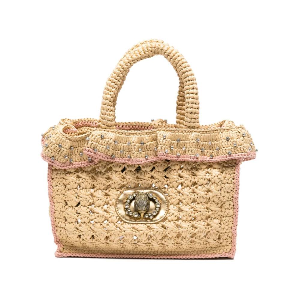 Kurt Geiger Chelsea Ruffle Tote Bag - Tasker - Dame - Beige - ONE SIZE - Uld