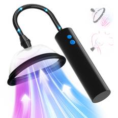 SuperLove Automatic Pussy & Nipples Vacuum Pump Set - svart