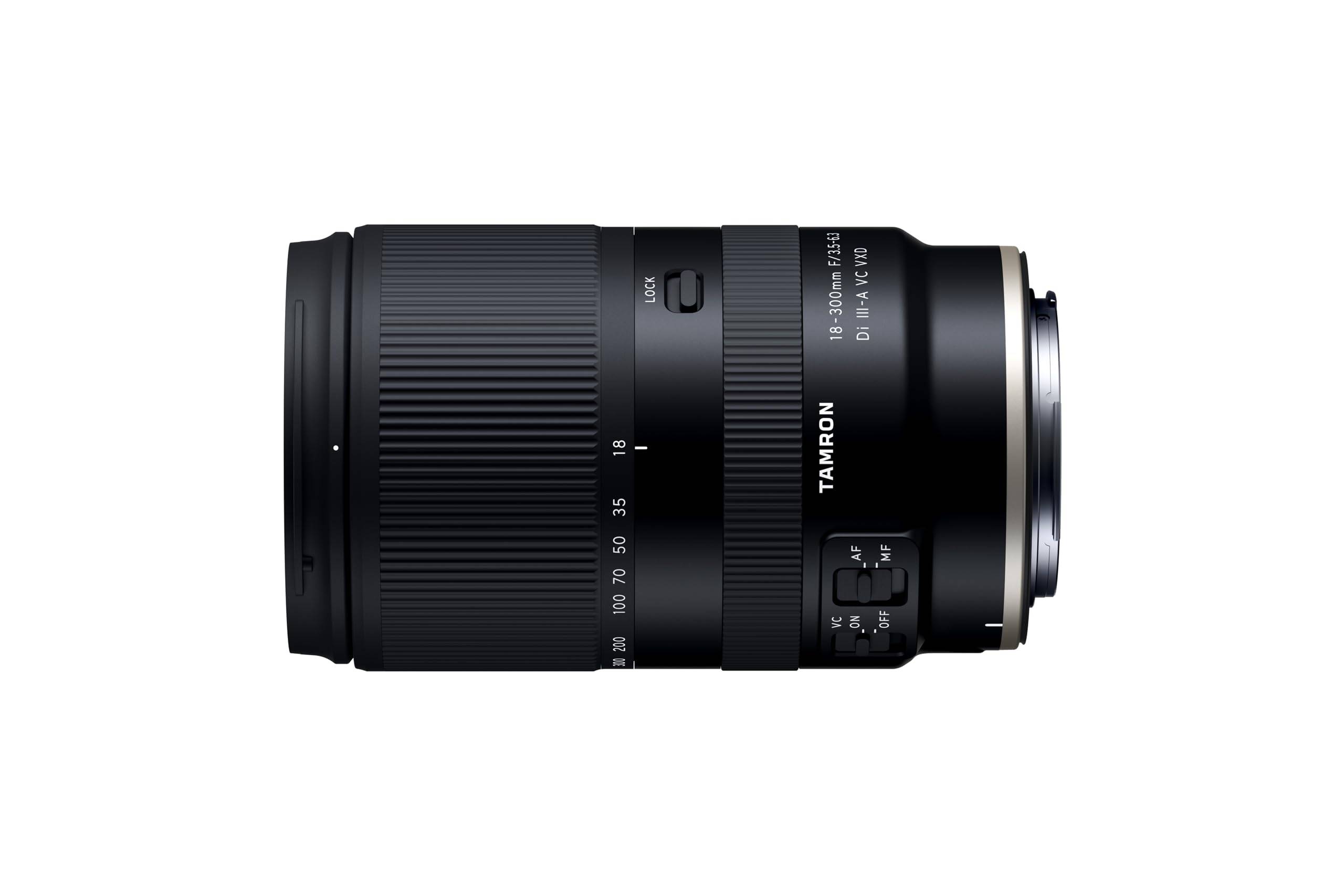 Tamron Di VC VXD Lens for Canon RF Mount 18-300mm F/3.5-6.3 III-A [B061R] svart