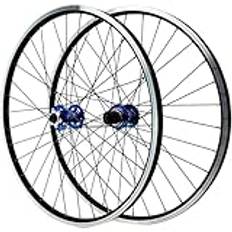 26 27.5 29 Inch Wheel Set, Rear Wheel, Front Wheel, Hollow Chamber Rim, Mountain Bike Wheel Set, Quick Release MTB Balance Bike,Blue,29Inch