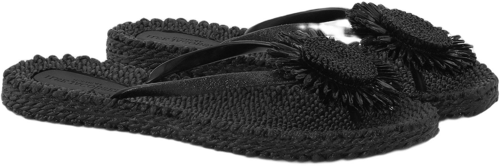 ILSE JACOBSEN Flip Flop With Flower Dam Stl. 37 - Flops Från Magasin - Sort (37)