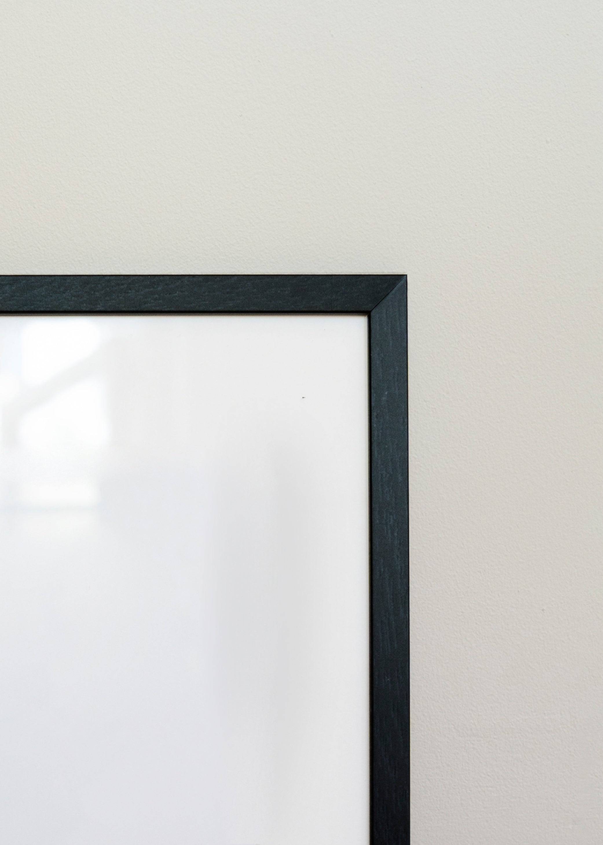 Sort Ramme - 60x80 (Plexiglas)