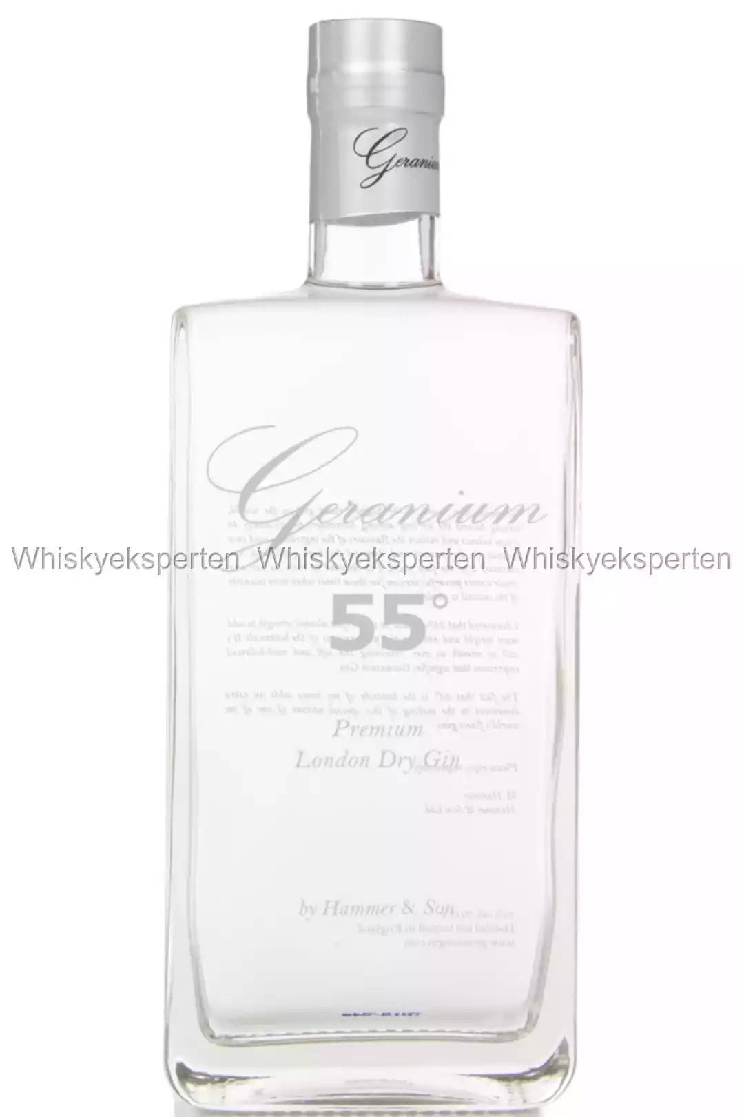 Geranium London Dry Gin 55° 70 cl, 55%