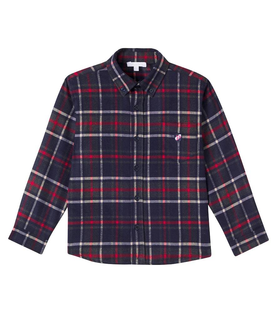 Patachou Camisa de franela a cuadros - azul - Y 4