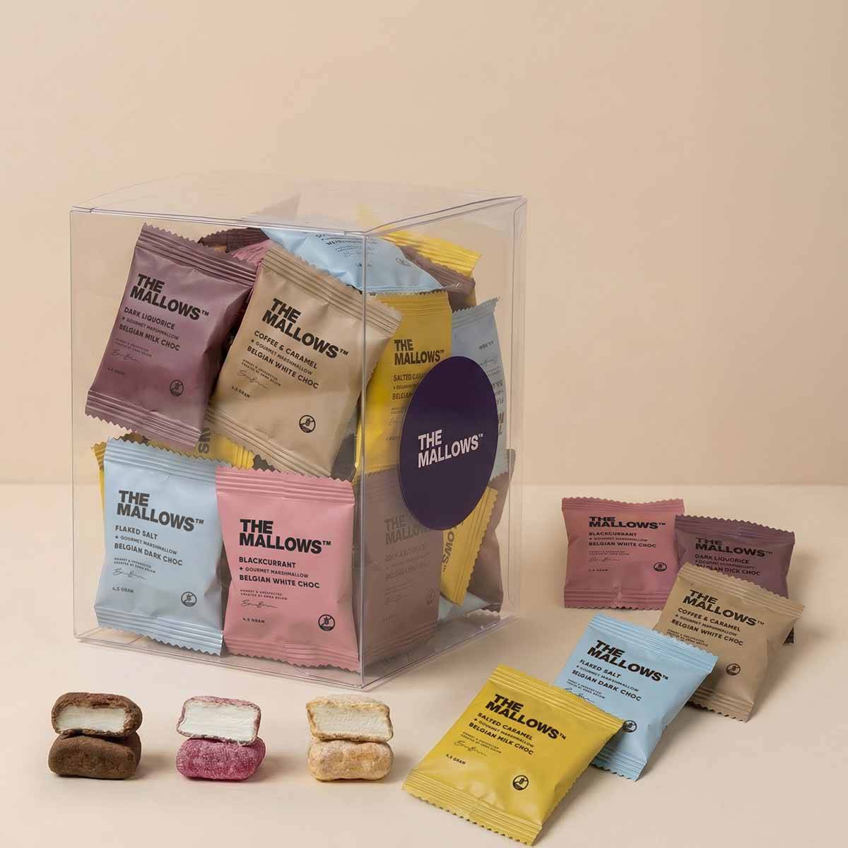 CHOC MIX FLOWPACKS - CHOCOLATE MARSHMALLOWS 40-pcs.