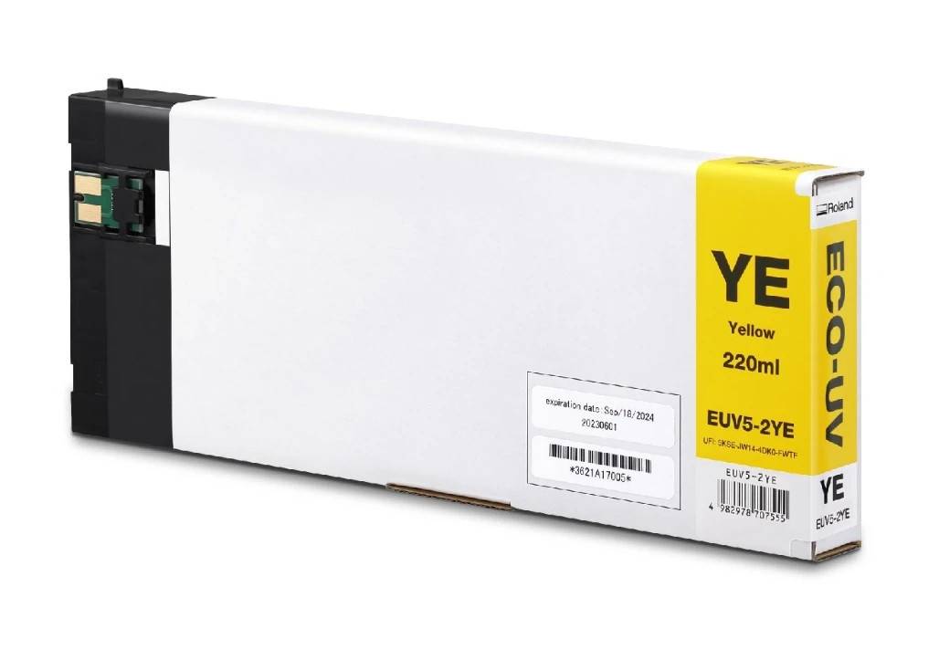 EUV5 - UV blæk 220ml - Gul