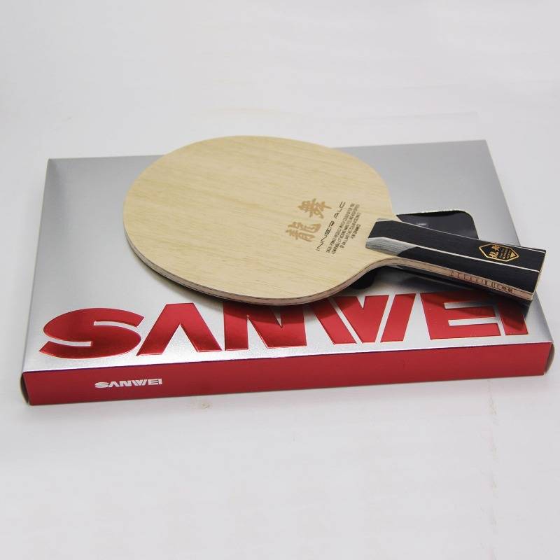 SANWEI Table Tennis Bottom Plate Dragon Dance Customized with Built-in Yellow Aromatic Carbon Table Tennis Racket