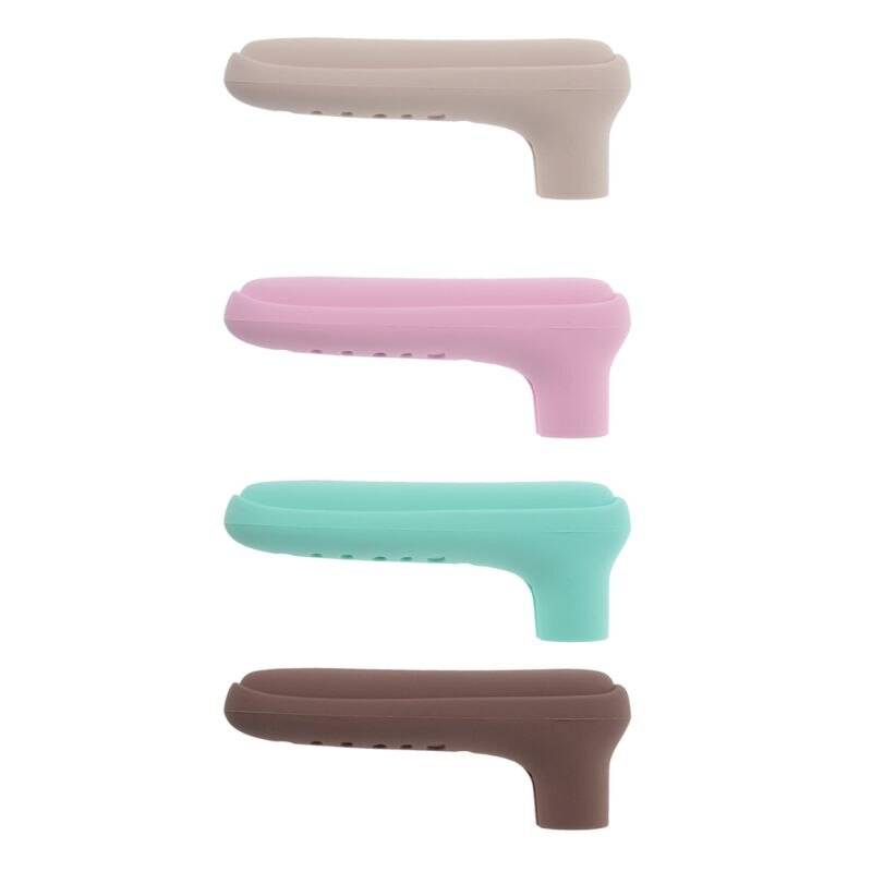 Säkerhetsskydd skydd skydd baby skydd barn skyddsprodukter hem dörrhandtag knopp silikon dörrhandtag antikollision - Beige