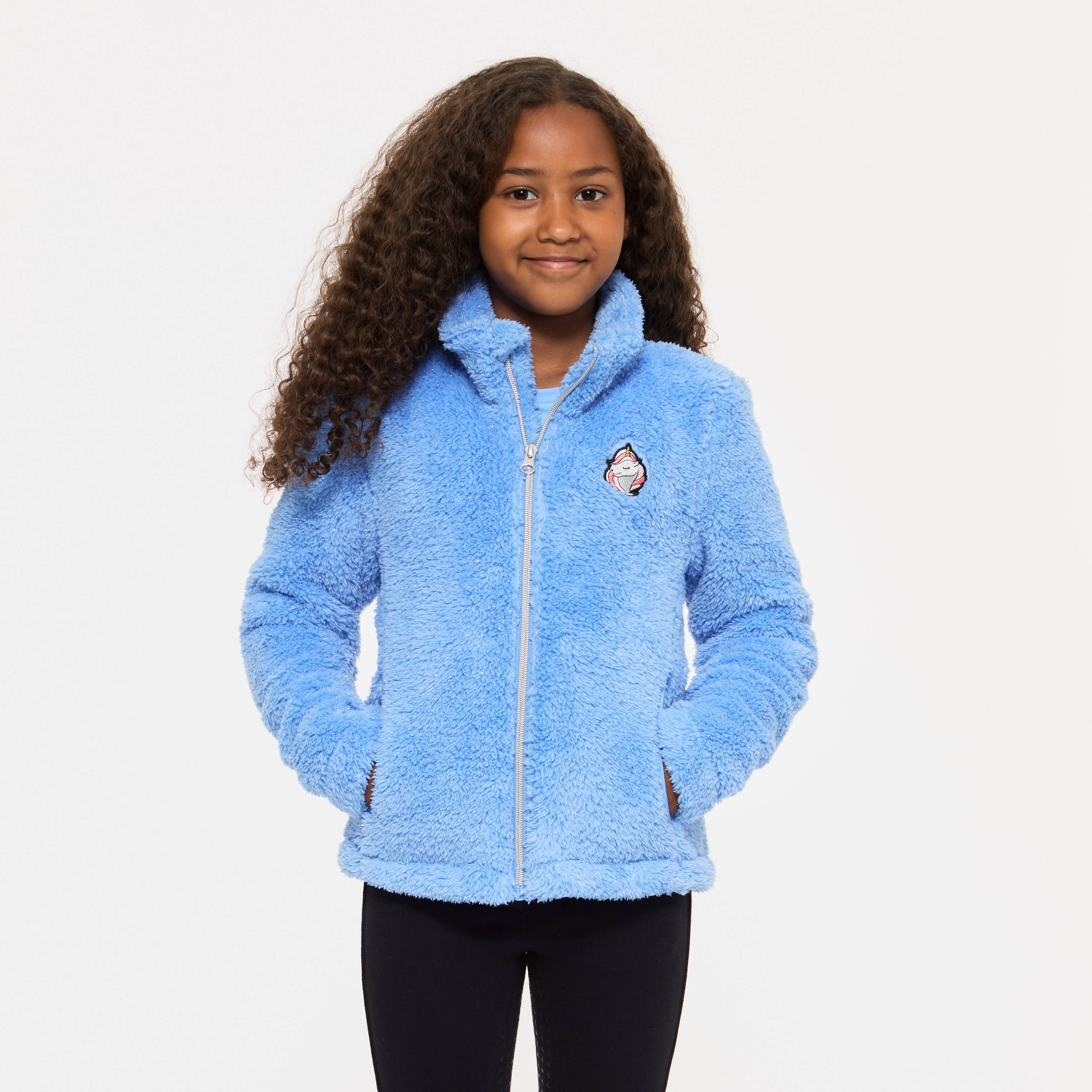 Fleecejacka Junior Minette CRW® Duvblå