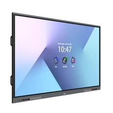 polyboard - Interaktives Whiteboard 86 Zoll mit Google-EDLA & Office (4K UHD) 2.4G WiFi - Digitales Smart-Board & Tafel für Schule & Unternehmen - Flipchart Monitor Touch-Screen