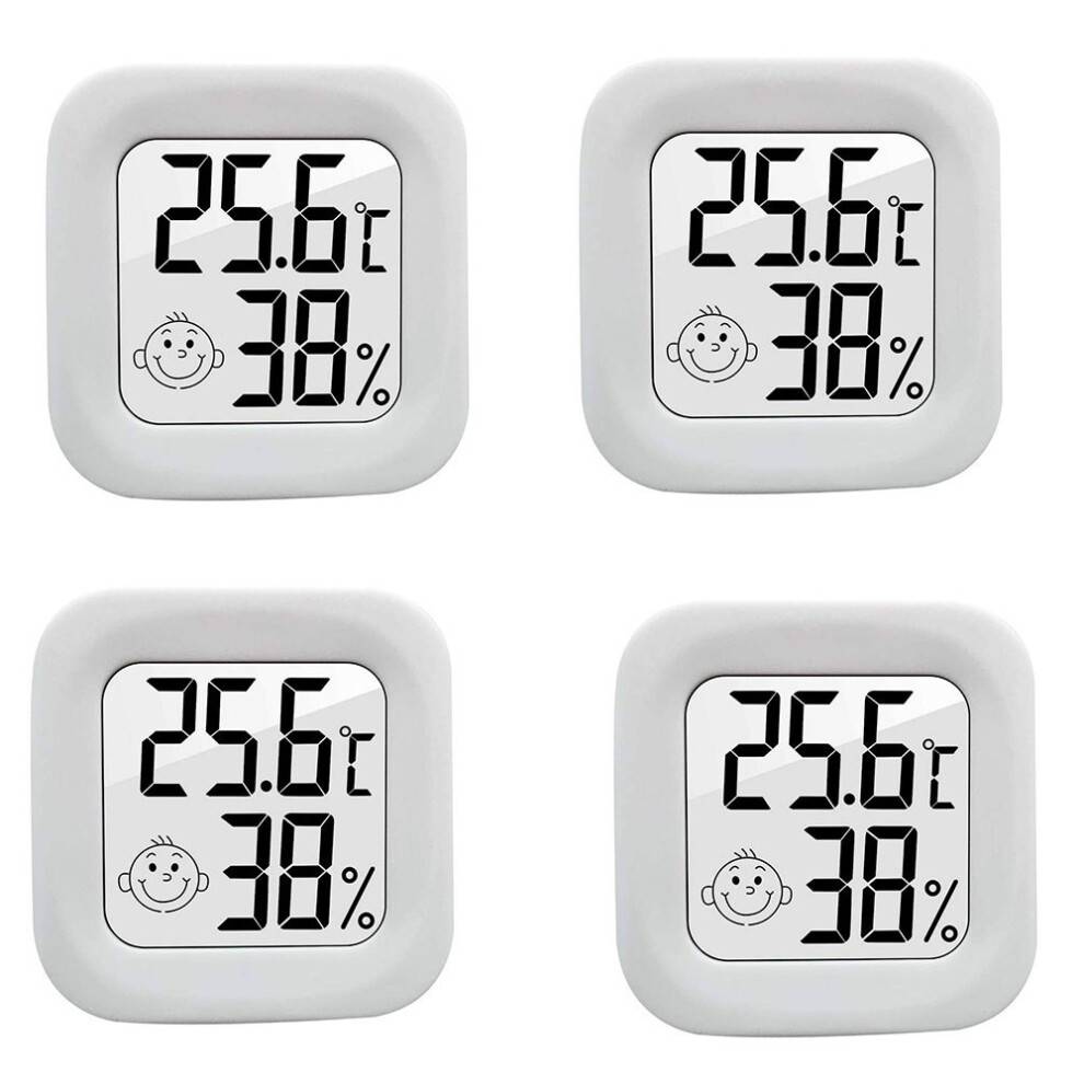 Fugtighedsmåler Fugtighedsmåler Indendørs og udendørs termometer Højpræcisions temperatur- og fugtighedsmåler med LCD-display