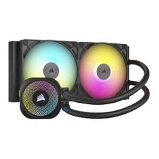 CORSAIR iCUE LINK TITAN 280 RX RGB Flüssig-CPU-Kühler – 280mm AIO – 2x RX140 RGB-Lüfter Inklusive – Geeignet Für Intel LGA 1851/1700, AMD AM5/AM4 – Inklusive iCUE LINK System Hub – Schwarz
