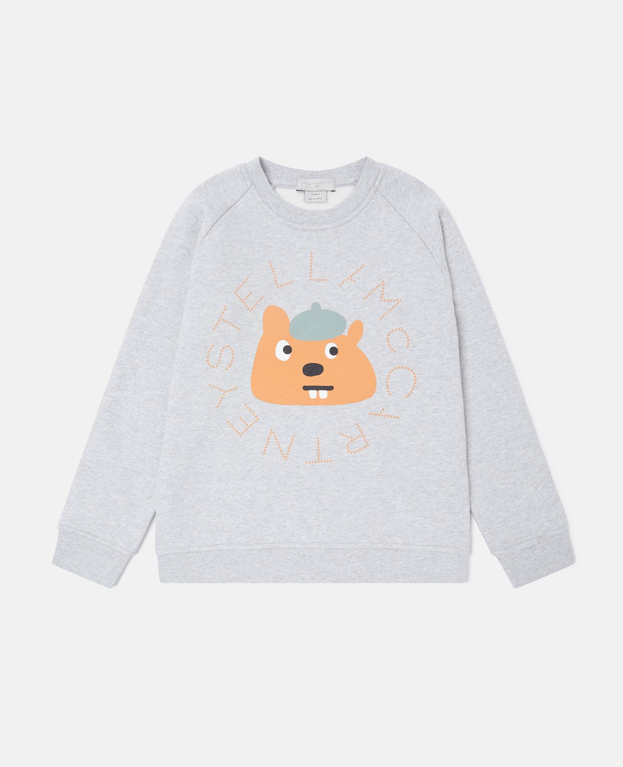 Stella McCartney - Squirrel Graphic Crewneck Sweatshirt, , Size: 5