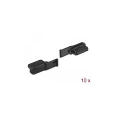 Delock - 64033 - Dust cover for Lightning socket 10 pieces black