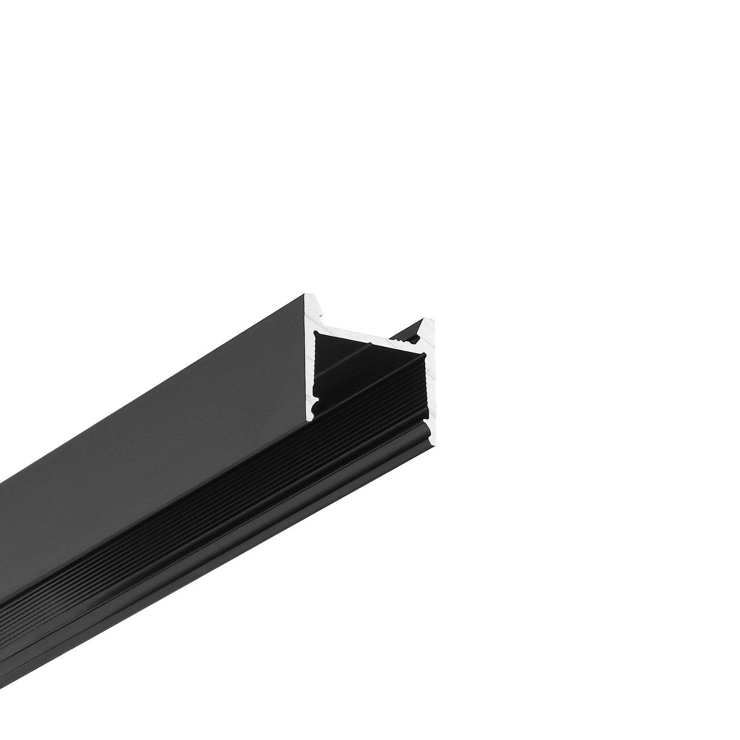 LED Profil HOOD14 - 3m - Sort