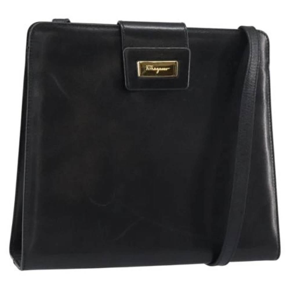 Salvatore Ferragamo Pre-owned - Pre-owned Läder Crossbody Väska Vintage - Dam - ONE Size - Läder