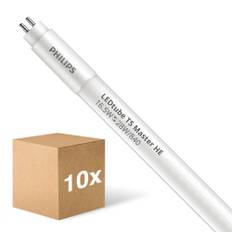 Fordelspakke 10x Philips LED Lysrør T5 MASTER (Mains AC) High Efficiency 16.5W 2500lm - 840 Kold Hvid | 115cm - Erstatter 28W