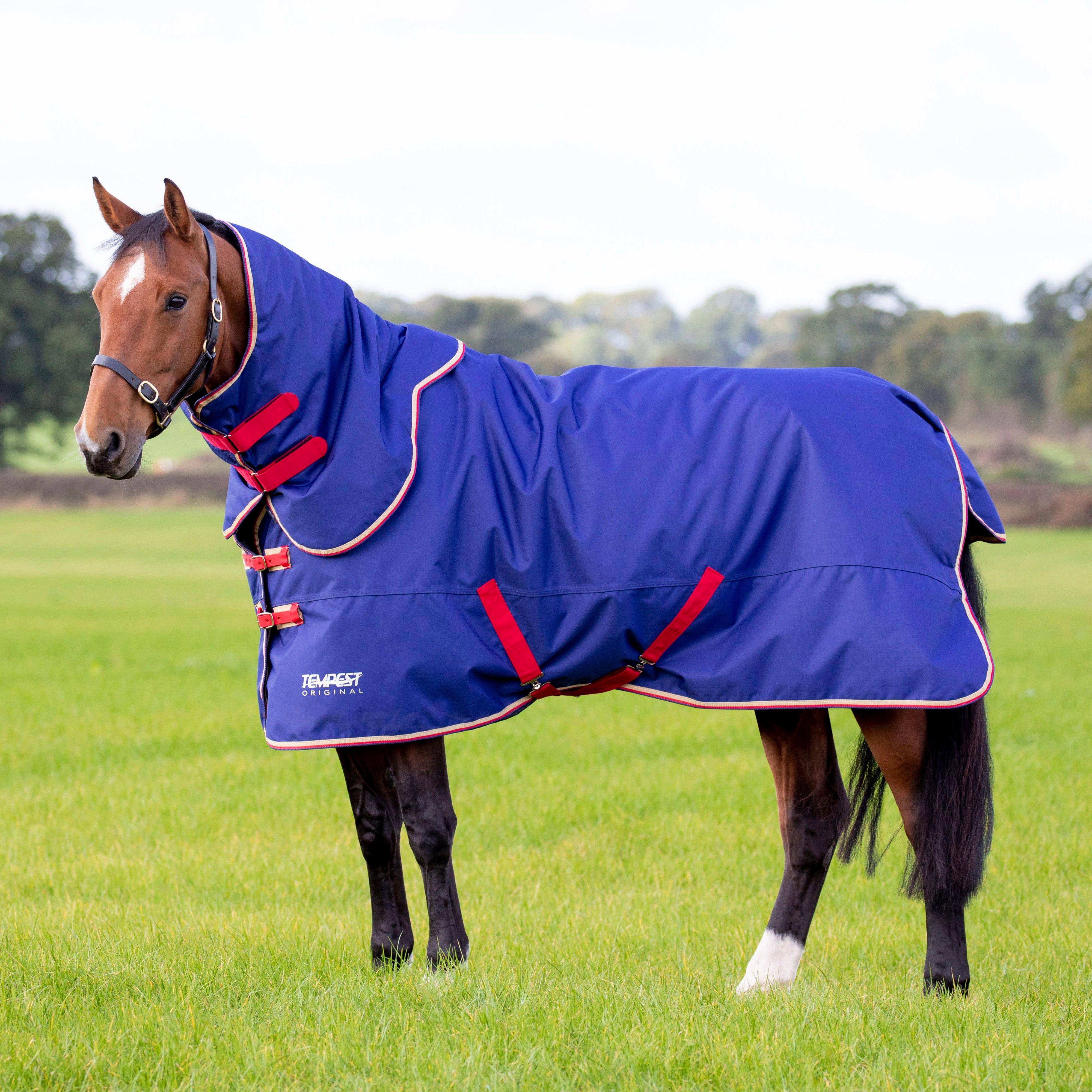 Shires Tempest Original 100 Turnout Rug, Blue - 6'6