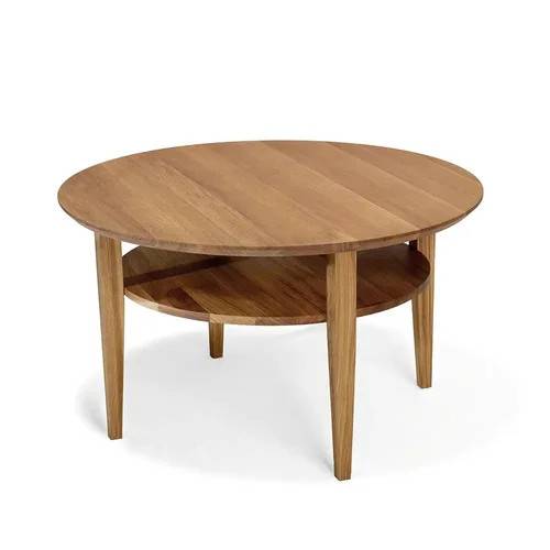 Soffbord Ø 90 cm oljad ek