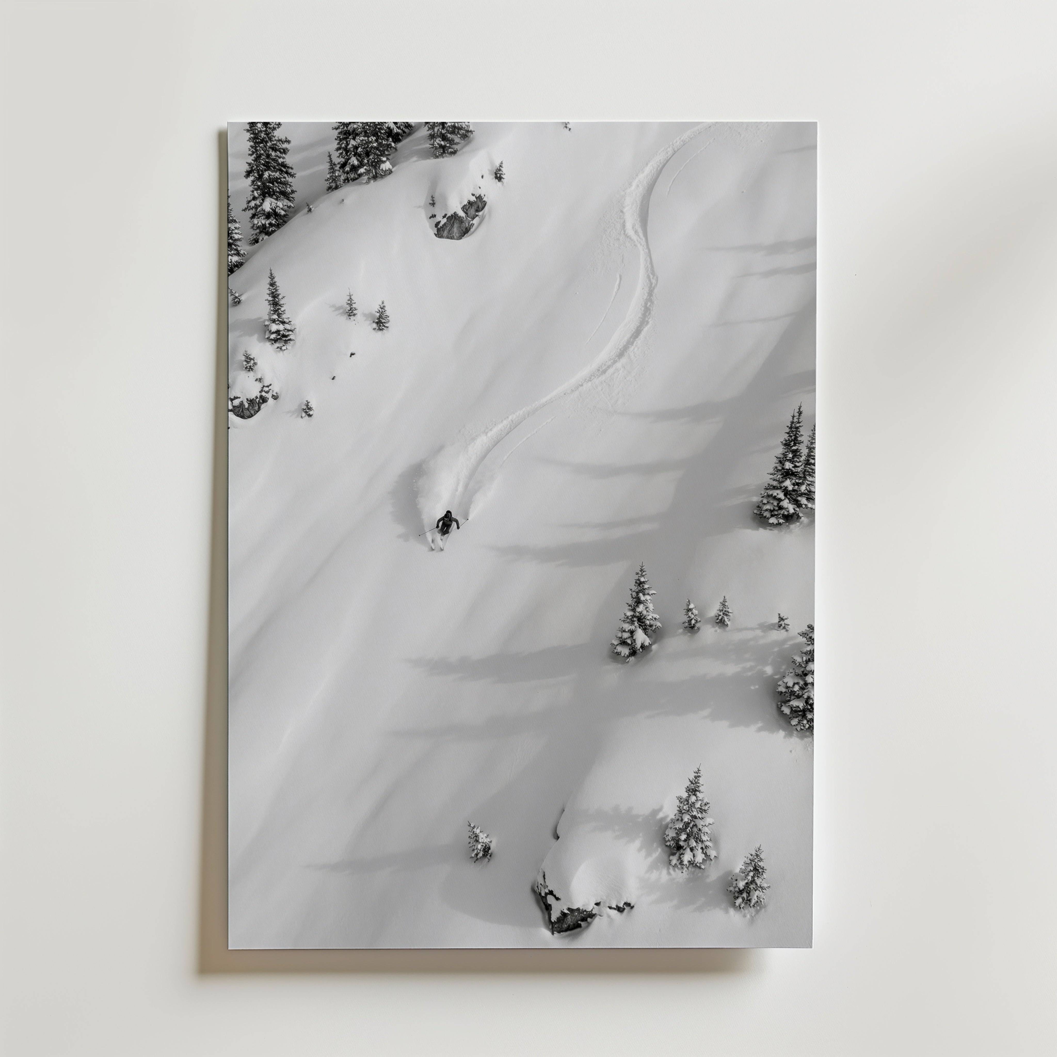 Alpine Silence Motion Poster - Fine Art Poster 30x40 cm Utan passepartout