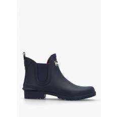 Womens Wilton Rubber Welly Boots In Navy