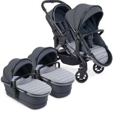 ICandy Peach 7 Twin Stroller - Phantom / Truffle