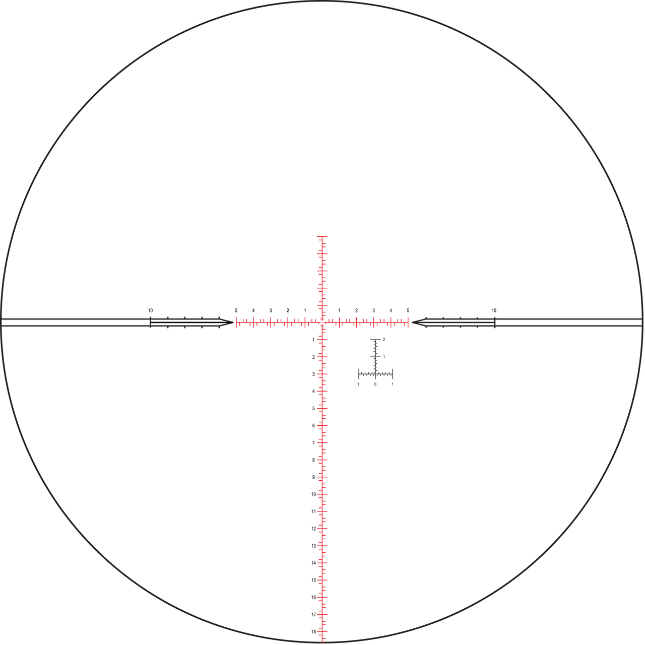 Nightforce NX6 5-30x56 F1 FFP MIL Belyst Kikarsikte