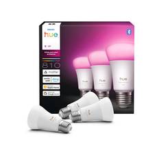 E27 - Philips Hue Color and White Ambiance 810lm LED pære 3-pak (NY 2025 MODEL)