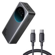 SiGN Fast Charger Powerbank, 30000mAH med USB-C-kabel, 100W til bærbar computer