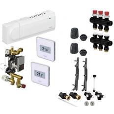 Uponor Smatrix Style PLUS Komplet Trådløs Gulvvarmestyring, App styring - 12 kredse (rum)