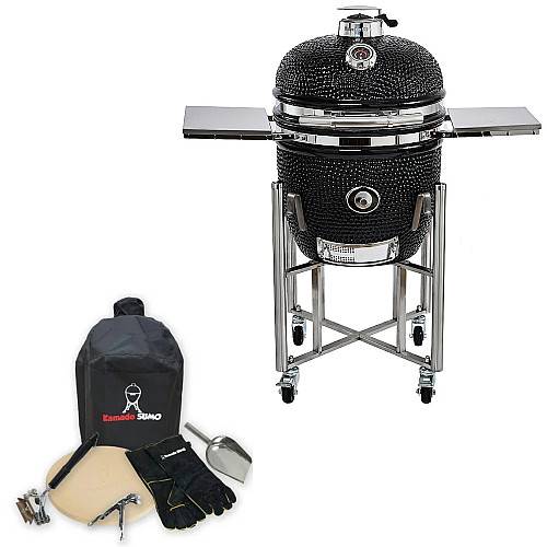 Kamado Sumo - Grill Signature Midi Svart med tillbehörspaket