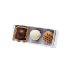 Aalborg Chokolade Glutenfri Trøffel Romkugler - 3 stk. æske