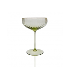 Anna von Lipa Lyon Champagneglas - Olivegreen