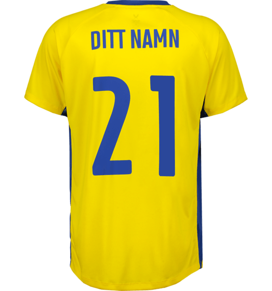 Soc U Swe Name Jsy Fotbollströjor Yellow/blue - Medium