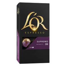 10 pakker L'OR Supremo - 100 kapsler til Nespresso®