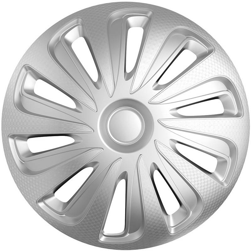 Navkapslar set Caliber 16 tum silver kol-look