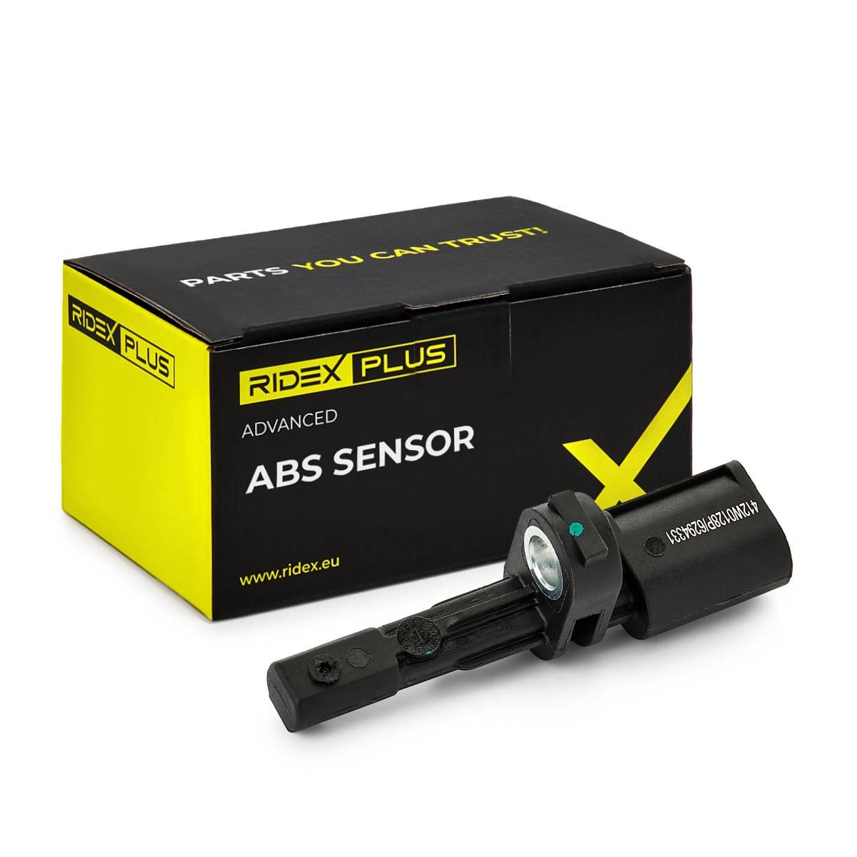 RIDEX PLUS ABS-Sensor VW,AUDI,SKODA 412W0128P WHT003864,WHT003864D,2K0927807 ABS Føler,ESP-Sensor