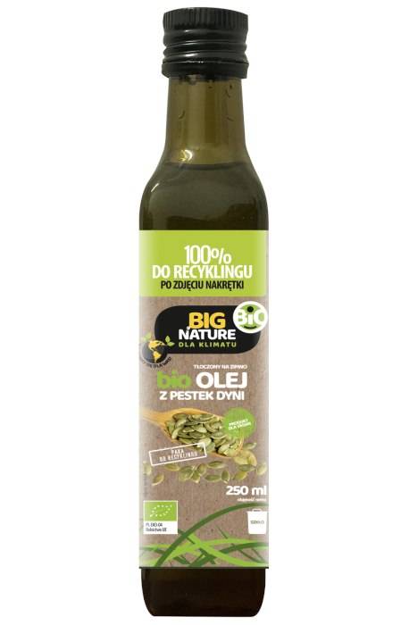 Big Nature - Ekologisk kallpressad pumpafröolja 250ml