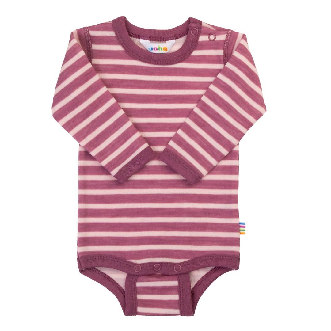 Joha Babybody I Ull Bordeaux Bordeaux 100 cm Röd 100 cm Pojkar, Flickor