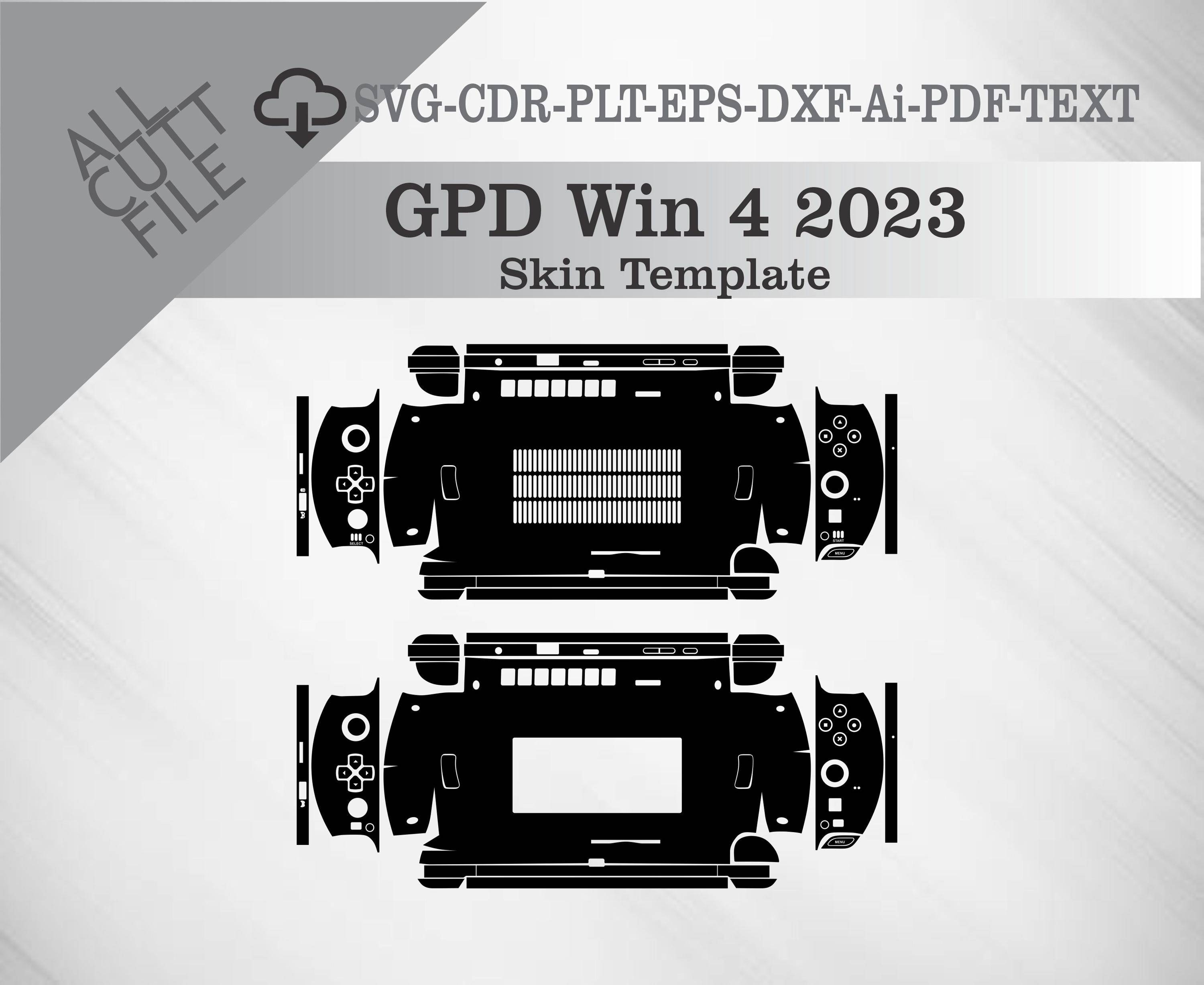 GPD Win 4 2023 Skin Template Template
