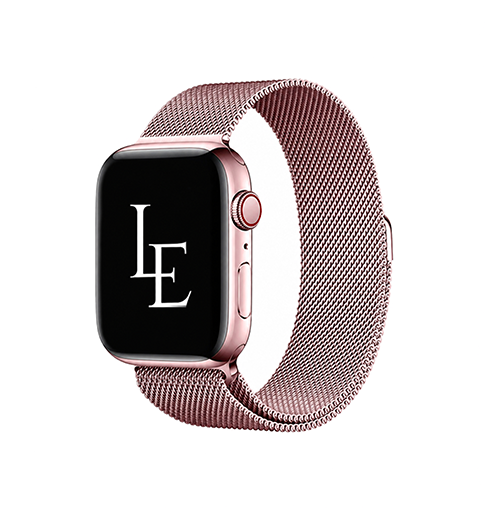 Apple Watch 42-44mm - Milanese Rustfri Rem - Rosa