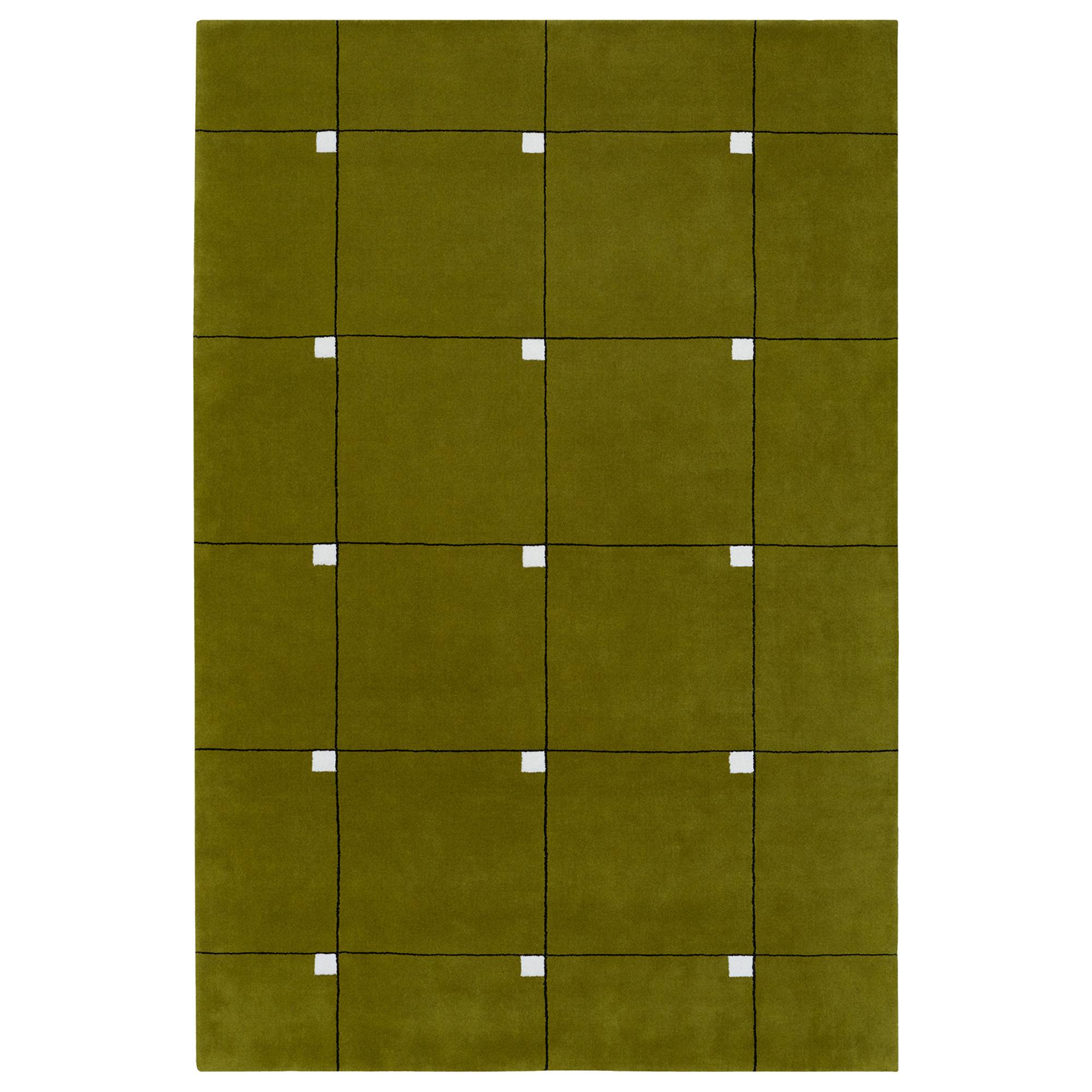 Nordic Knots - Modern Milano Green Sample