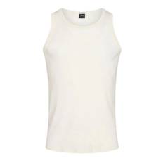 Tank-top i 100% merino uld til mænd, JBS, hvid
