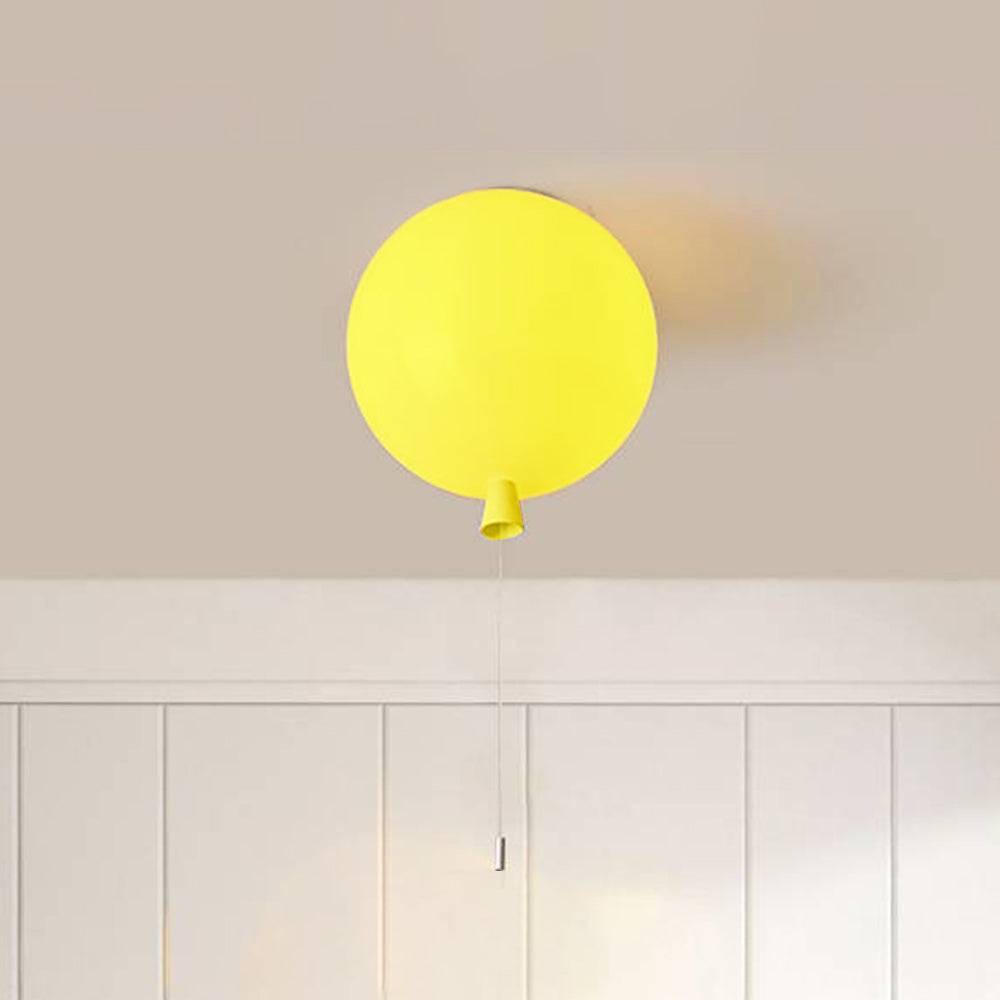 DreamGlow Tak - Elegant LED Takbelysning för Sovrum - Gul / 20CM