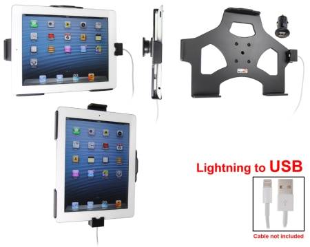 Brodit Hållare för Kabelanslutning, Apple iPad 4th Gen (A1458, A1459, A1460)/With Retina (Lightning Connector)