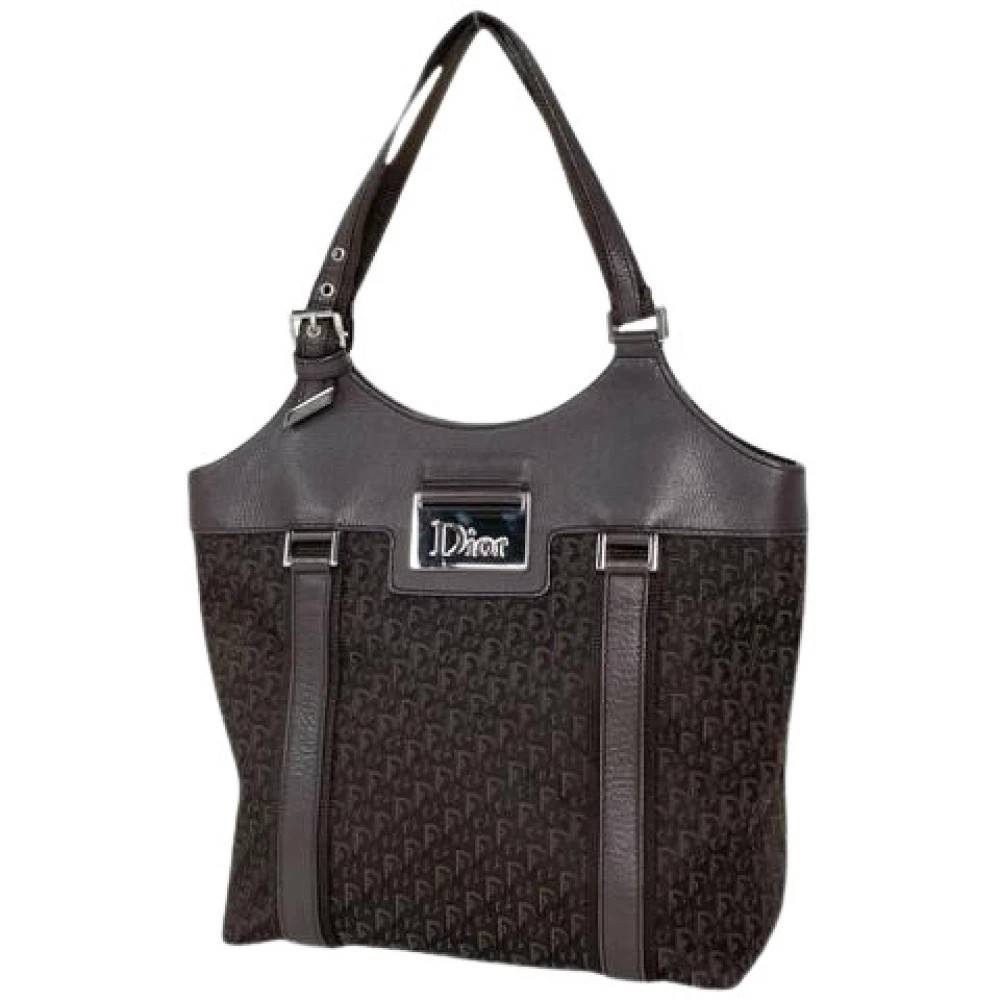 Dior Vintage Pre-owned Canvas dior-tasker - Vintage - Dame - Brun - ONE SIZE -