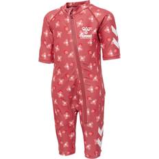 Hummel Hmlcala Swim Suit Str 9-12 mdr / 80 - Dusty Cedar Uv Tøj & Hatte hos Magasin