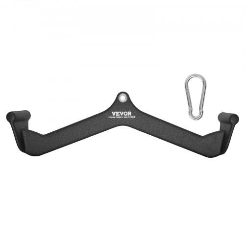 VEVOR LAT Pulldown-tillbehör, kabelmaskin, rodd, V-stångstillbehör, triceps-pulldown-stång, gummibelagt handtag för ryggstyrketräning, bicepscurl, triceps-lats-pulldown-stång för hemmagym, fitness
