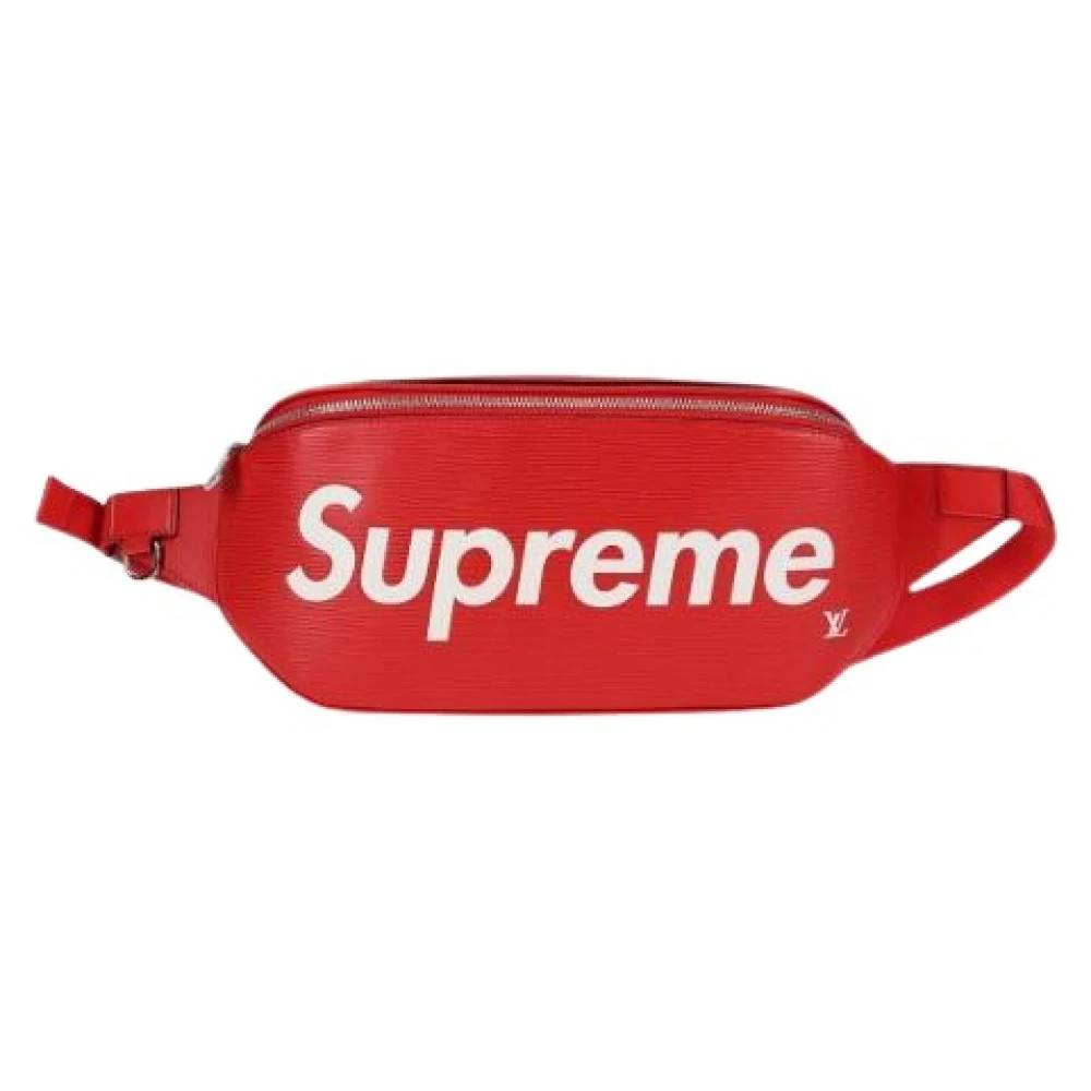 Louis Vuitton Vintage Pre-owned Supreme Waist Bag - Vintage - Dame - Rød - ONE SIZE - Uld