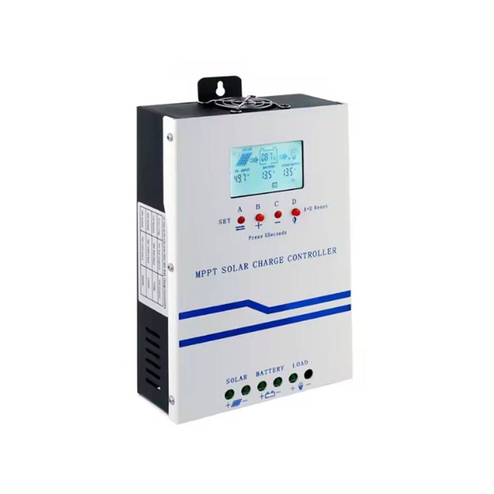 60A MPPT Solar Charger Controller with Fan Cooling 12V 24V 36V 48V Regulator for Lithium LiFePo4 Lead-Acid, Batteries